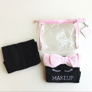 Two’s Company Wash Away Makeup Towels & Headband